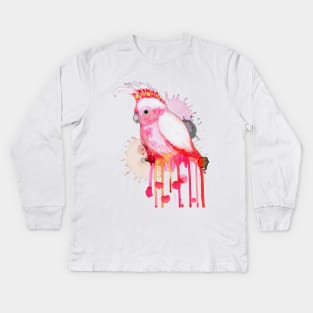 Major Mitchell's cockatoo Kids Long Sleeve T-Shirt